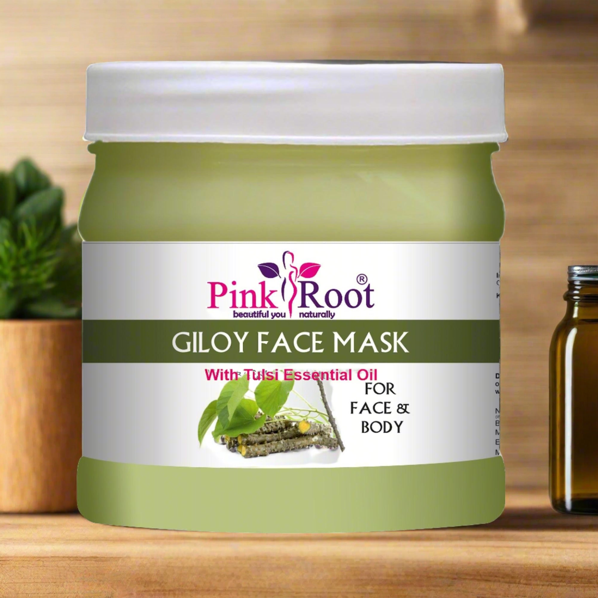 Giloy Face Mask for Glowing Skin 500gm Pink Root