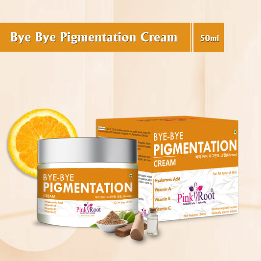 Pigmentation Removal Cream by Pink Root 50ml - Reduce pigmentation, dark spots, blemishes & scars