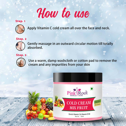 Pink Root Cold Cream with Fruit Enzymes 100ml