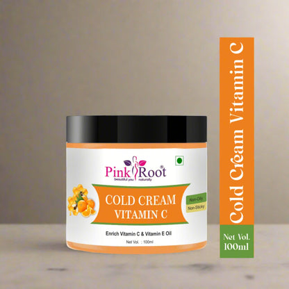 Pink Root Vitamin C Nourishing Cold Cream 100gm, for Intense Moisturising & Soft Skin