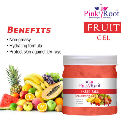 Pink Root Fruit Eco Facial Kit , 500gm Pack of 4, For Glowing Skin,Tan Removal, Whitening, Depigmentation, Oil Control, Acne & Fairness