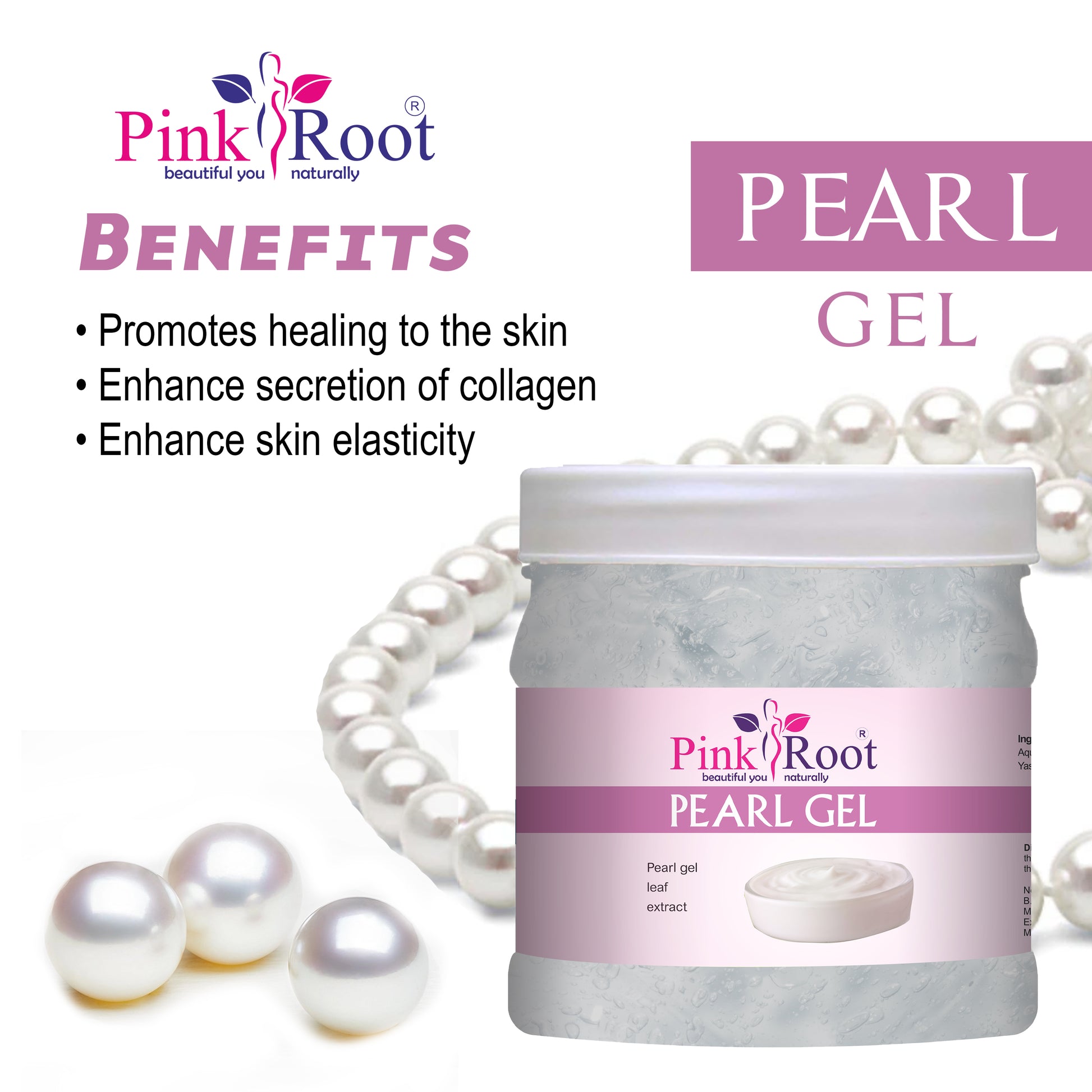 Pink Root Pearl Eco Facial Kit