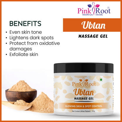 Pink Root Ubtan Bridal Skin Care Facial Kit, for Women, Gives Instant Bridal Looking Skin, Acne free, Tan Removal, Dark Spots Reduction, Skin Whitening & Brightening, 400ml