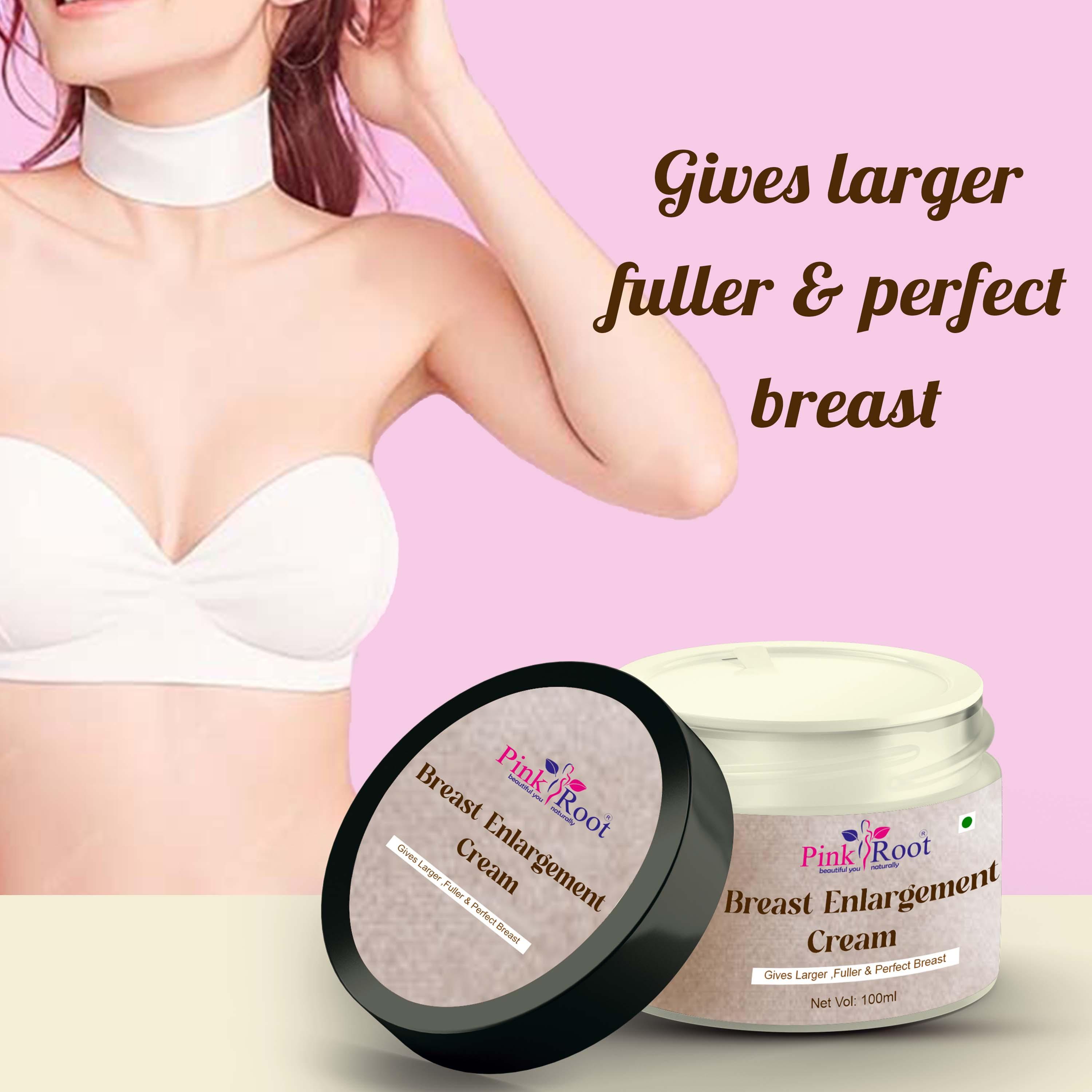 Pink Root Breast Enlargement Cream 100ml for women for enlarging siz